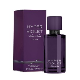 Kenneth Cole Hyper Violet Eau de Parfum Perfume for Women, Notes of Red Apple, Jasmine Absolute Sambac, and Vanilla Bean, Floral, Feminine and Sweet Fragrance, 3.4 Fl Oz