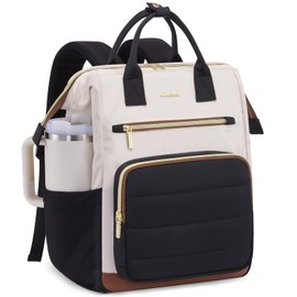 LOVEVOOK Puffer Laptop Backpack for Women, 17 Inch Work Backpack purse for Nurse Teacher, College Back to School Bookbag for Teen Girls, Personal Item Travel Bag Computer Daypack for Daily Commute