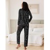 Ekouaer Comfy Pajamas for Women Soft Sleepwear Stars Above Long