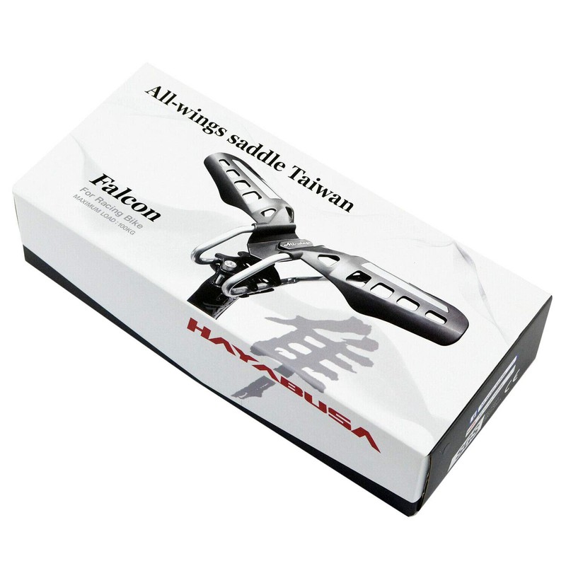 All-wings Falcon Road MTB Saddle w/Covers, Innovative Design, Black, AW2287