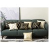 ZLINA Home Decorative Set of 4 Throw Pillow Covers Gold