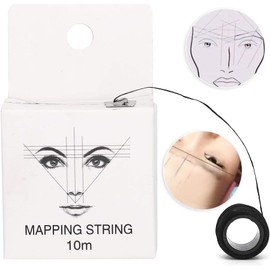 Microblading Eyebrow Marker Wire Line Tool, Cadena de mapeo pre-entintado para la medición de cejas(01)