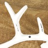 Macosa PO471327-000-101 Wall Hook Antlers White Country House Antique Deer