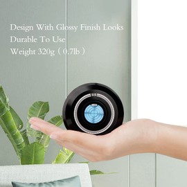 Monosadio 3 in 1 Record Weight Stabilizer 50Hz Audiophile Turntable Weight 320G Aluminum Turntables for Vinyl Records with High-Precision Bubble Level for Vinyl LP Turntable Record Player Disc(Black)