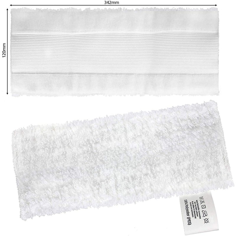 SPARES2GO Microfibre Cloth Cover Pads Compatible with Karcher Easyfix SC1