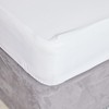Highams King Size Fitted Sheets White Luxury Plain Dyed Deep