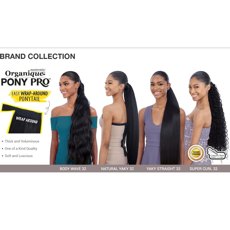 Milky Way Organique Pony Pro Easy Wrap Around Ponytail Body