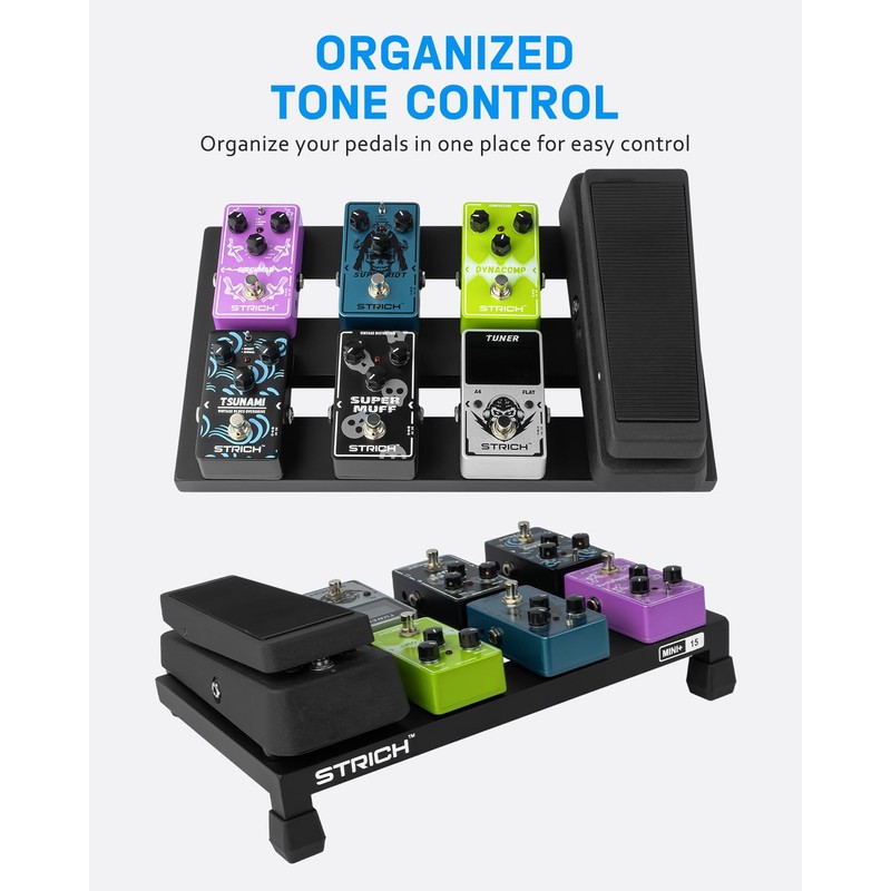 STRICH Guitar Pedal Board Aluminum Alloy 1.2lb Super Light Effect