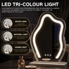 Cloud Makeup Mirror with Lights, 17" LED Vanity Mirror, 3
