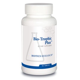 Biotics Research Bio Trophic Plus Food Form Comprehensive Multivitamin Mineral, Glandular Support, Organic Beet Concentrate, Citrus Bioflavonoids, SOD, Catalase, 90 Tabs
