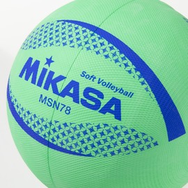 Mikasa MSN78-G Color Soft Volleyball Circumference 30.7 inches (78 cm), Test Ball (Green)