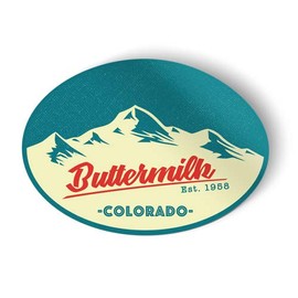 Squiddy Buttermilk Colorado - Vinyl Sticker for Car, Laptop, Notebook (5" Tall)
