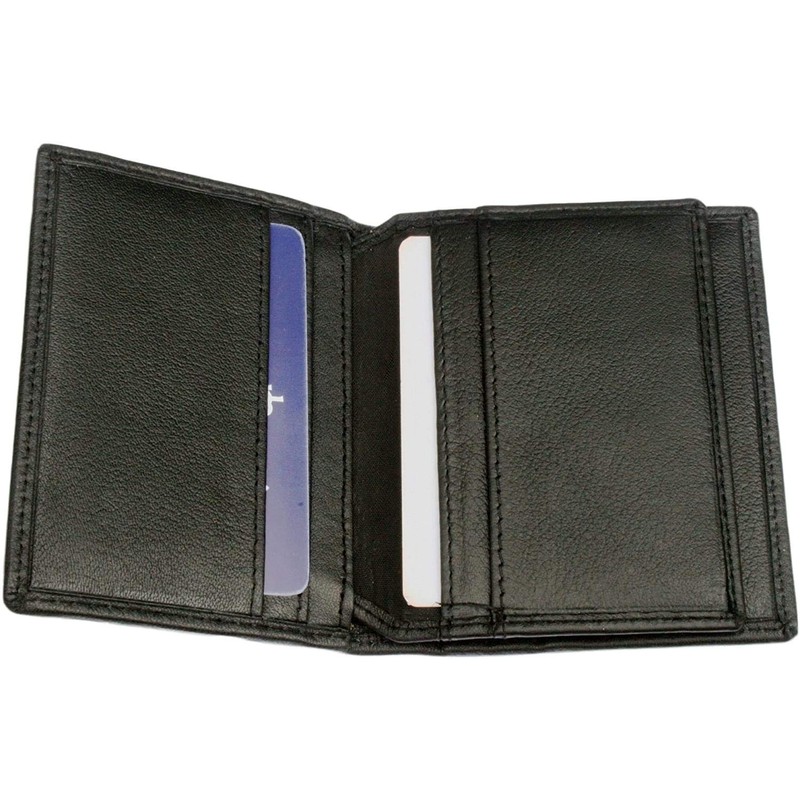 Grenadier Guards Bifold Card Holder Leather Black Wallet RFID Safe