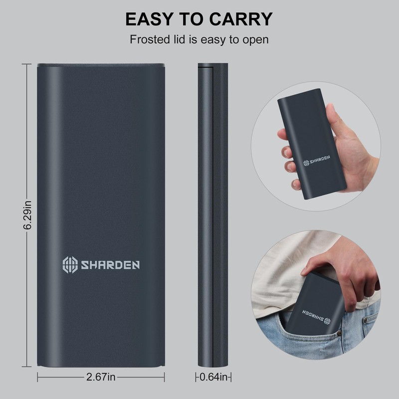 SHARDEN 49-in-1 Precision Screwdriver Set with 24 Double-ended bits,Small Screwdriver