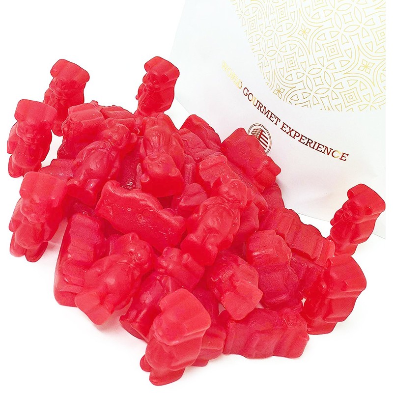 SweetGourmet Red JuJu Cinnamon Bears, Bulk Candy Unwrapped, Chewy Soft