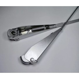 Unbranded WIPER ARMS LEFT & RIGHT SILVER SET OF 2 VOLKSWAGEN T1 BUG BEETLE 1965-1967