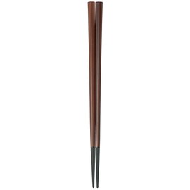 五角箸 チーク塗 22.5cm 【食洗機・乾燥機・電子レンジOK】 ZA-028301