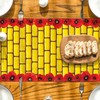 Yellow Brick Road Table Runner Brick Stone Wall Red Flower