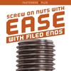 Fasteners Plus A307 Fully Threaded Rod, 1 1/2" Diameter, 6