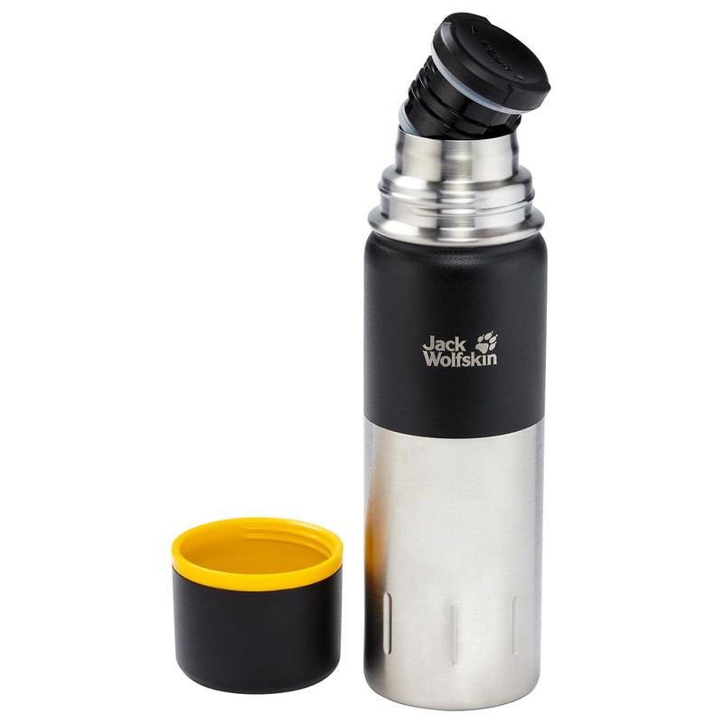 Jack Wolfskin Unisex - Adult Kolima Thermos Flask, Black, One