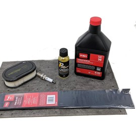 Toro Recycler with Briggs and Stratton EXi Engine Tune-Up Kit (593260) and Fuel Treatment
