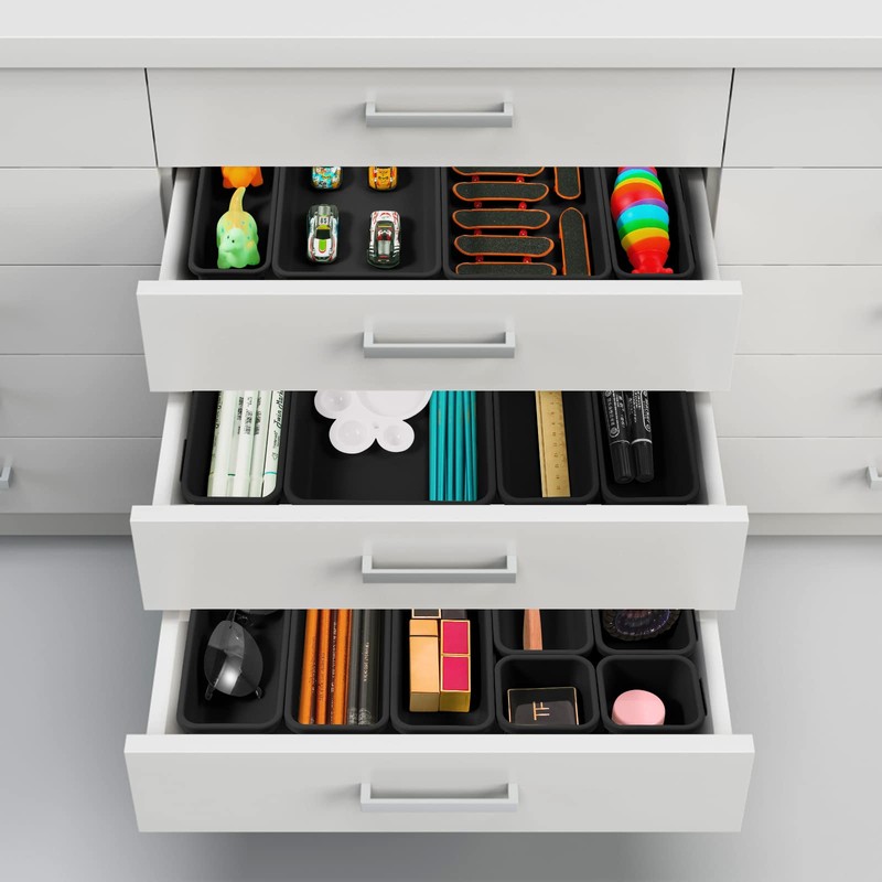 wintfarm Drawer Organiser System, Pack of 22 Drawers Organiser, Kitchen