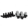 20Pcs Misting Sprinkler Nozzles, Plastic Irrigation Nozzles Tee Joints for