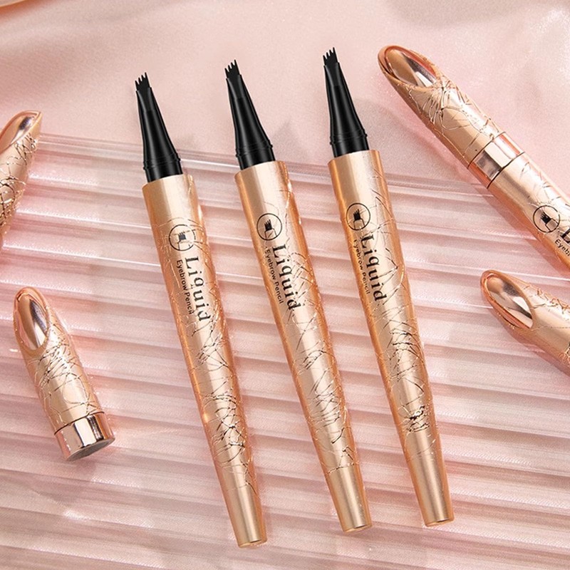 YANINEE 3D Waterproof Eyebrow Pencil, Hair Drawing, Quick Drying and