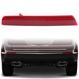 MK-Morzon Left Driver Side Rear Bumper Reflector Trim Lamp Compatible with 2010-2013 Acura MDX Replaces# 33555-STX-A11