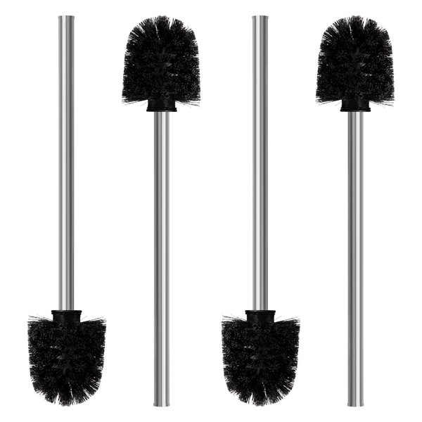 Nirox 4X Toilet Brush Set Black - Toilet Brush with