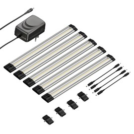 parlat Siris LED Under-Unit Light Flat 30 cm Each 368 lm Warm White Set of 5
