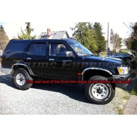 1clickautoacc FOR TOYOTA SR5 4RUNNER 1990-1995 STAINLESS STEEL FENDER TRIMS