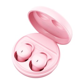Hulaed Invisible Sleep Headphones,Sleep Earbuds for Side Sleepers,Small Sleeping Earphones Comfortable Noise Blocking, Bluetooth 5.3 Wireless Headphones for Sleeping - Pink