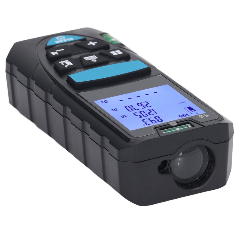 Distance Measure 100m Distance Meter Digital Display with Bubble Level