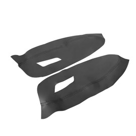 Zieichy Door Armrest Panel Cover, Replacement Microfiber Leather Armrest Cover Black Compatible with Nissan Sentra 2013-2019