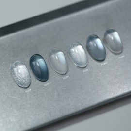 From the Nail Blue Silver 6 types of individual magnetic gel / 프롬더네일 블루실버 6종 단품 자석젤