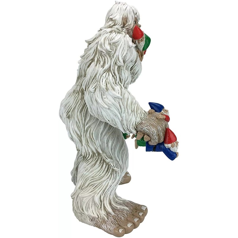 GlitZGlam Large Miniature Yeti and Gnomes for The Fairy Garden.
