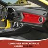 RAZPOY for Camaro Center Console Panel Trim, 3PCS Dashboard Panel