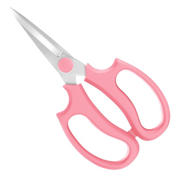 Housolution Pointed Flower Scissors, Strong Flower Shears, Premium Steel Garden
