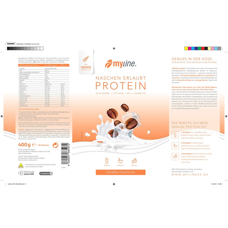myline Protein Eiskaffee