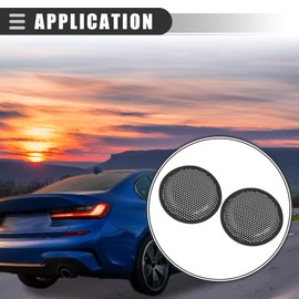 Motoforti Universal Speaker Grill Cover, Subwoofer Cover Grill, 6 Inch, Metal, Black, 2pcs