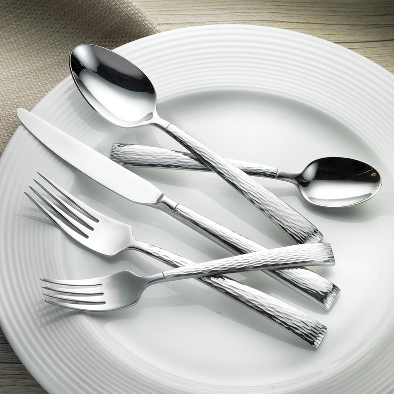 Hampton Forge 894116 Brocade Hammered 65Pc Set