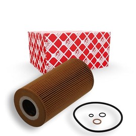 febi bilstein 26690 Oil Filter with Sealing Rings 1 Piece Brown