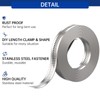 Fixirons Stainless Steel Hose Clamp Assortment Kit DIY, 13FT Metal