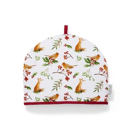 Cooksmart British Designed Christmas Tea Cosy | Xmas Teapot Warmer Suitable For Small, Medium or Large Teapots | Designed by British Designers in the UK - A Winters Tale