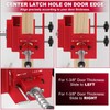 Door Lock Installation Kit for 1-3/8" and 1-3/4" Wooden Doors