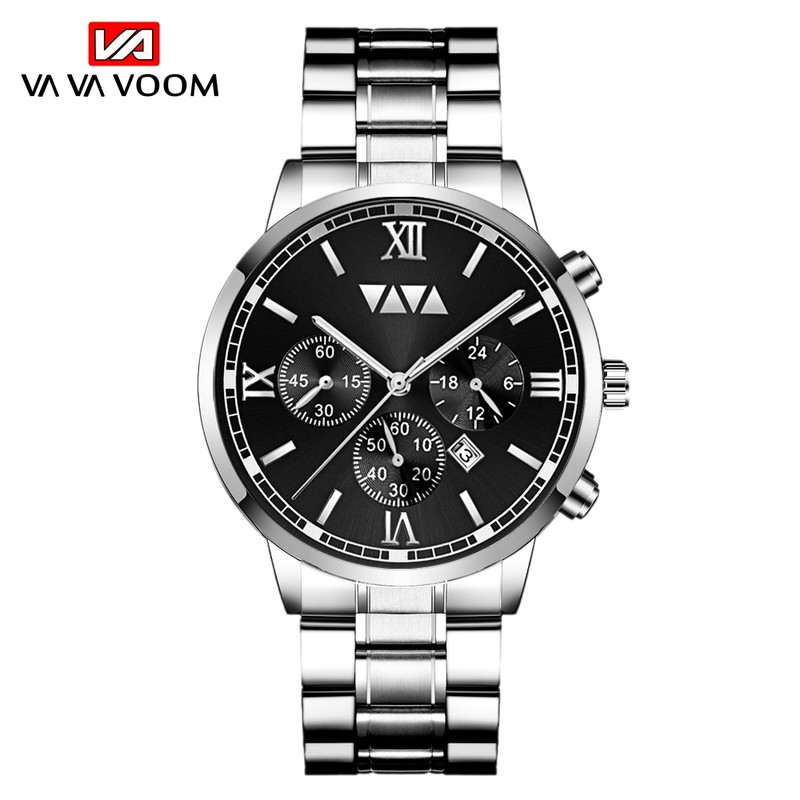 Leisure Fashion Glass Men Quartz Watch