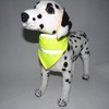 AWOCAN 2PCS Reflective pet Triangle Scarf, Fluorescent Yellow Orange Scarf,