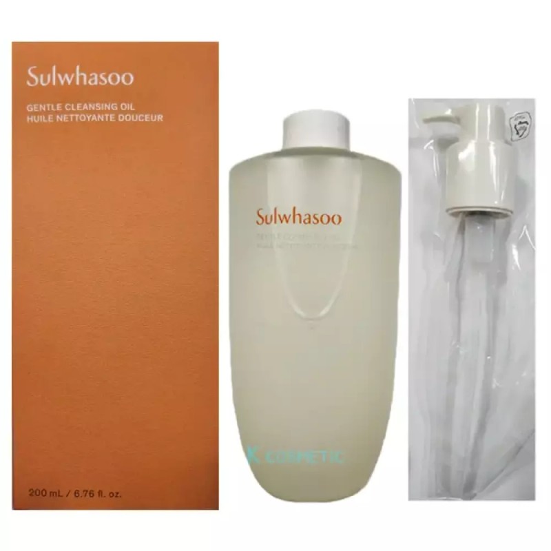 Sulwhasoo 설화수 순행 클렌징 오일 200ml Sulwhasoo Gentle Cleansing Oil