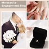 LOIPURI 4CT Marquise Moissanite Engagement Ring for Women